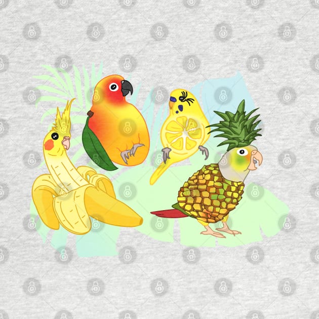 birbs fruits doodles by FandomizedRose